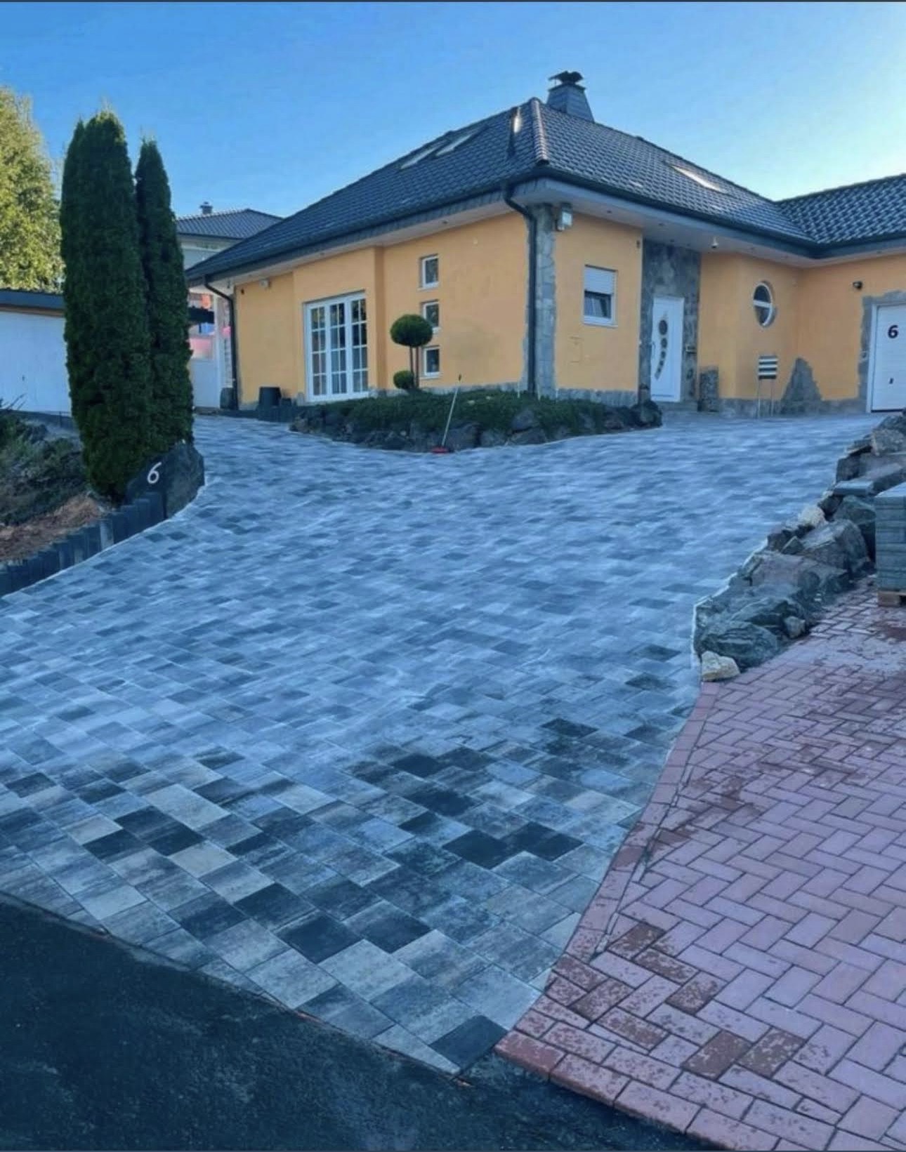 Pflasterarbeiten Einfahrt